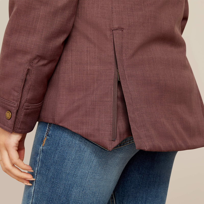 Ariat Women's Sterling Waterproof Insulated Parka - Raisin-5